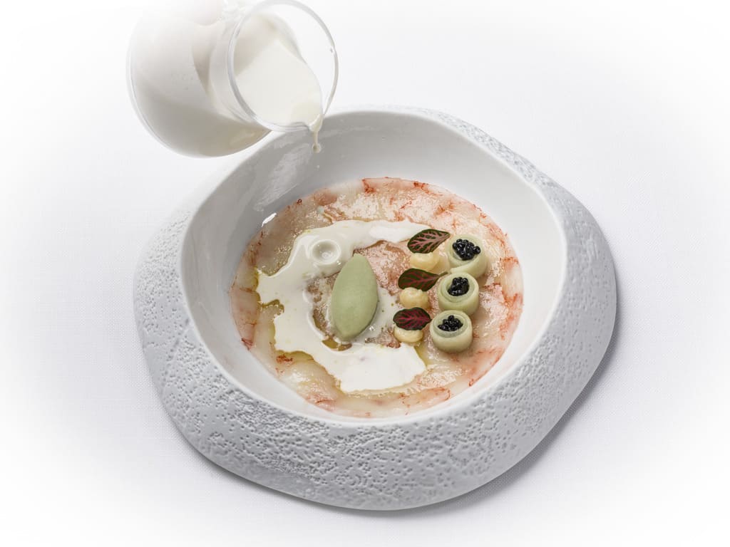 Carpaccio de Gambón de Marufina