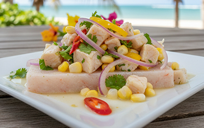 Lingote: nuevo formato de tartar de mariscos.